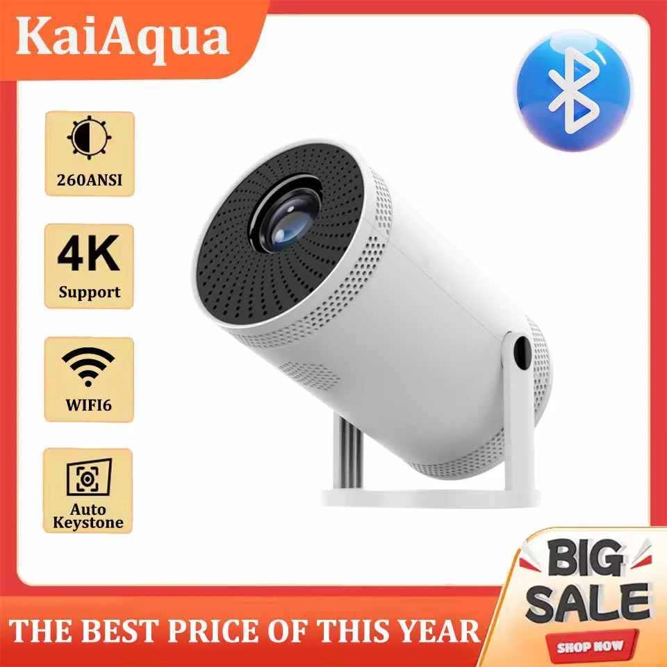 4K 1080P Mini Portable Projector
